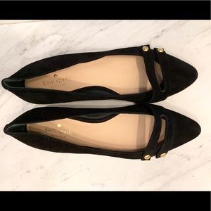 Kate spade black flats